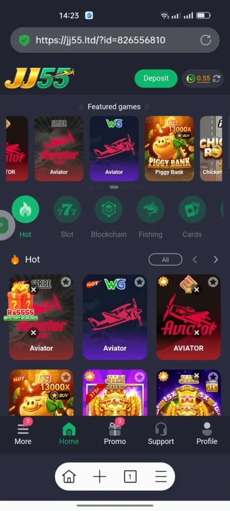 JJ555 Game APK